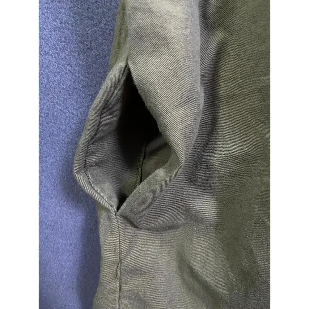 Umgee Women's Olive Green Army Military Button Up Frayed Hem Jacket, Size 2XLT - Picture 13 of 15